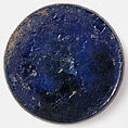 Gold Glass Medallion with a Mother and Child, Glass, gold  leaf, Roman