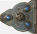 Incense Boat, Champlevé enamel, copper-gilt, French
