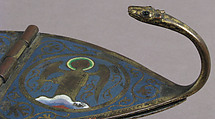 Incense Boat, Champlevé enamel, copper-gilt, French