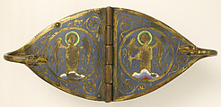 Incense Boat, Champlevé enamel, copper-gilt, French