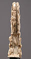 Crozier Head with Crucifixion, Virgin and Child, and Saint Denis, Elephant ivory, French