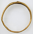 Bracelet, Gold, glass or stone setting, Roman (?)