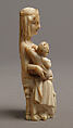 Virgin and Child, Elephant ivory, French or German