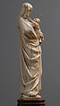 Virgin and Child, Elephant ivory with traces of gilding, French
