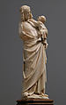 Virgin and Child, Elephant ivory with traces of gilding, French