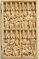 Right Leaf of a Diptych, Elephant ivory, French