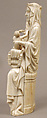 Virgin and Child with Cradle, Elephant ivory, traces of polychromy, German