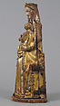 Shrine of the Virgin, Oak, linen covering, polychromy, gilding, gesso, German