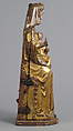 Shrine of the Virgin, Oak, linen covering, polychromy, gilding, gesso, German