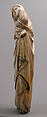 Virgin and Child, Elephant Ivory with paint and gilding, North French