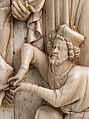 Plaque with the Descent from the Cross, Elephant ivory, whale bone, traces of paint, and gilding, French