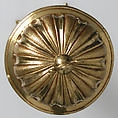 Reliquary, Copper-gilt, silver, rock crystal, Italian