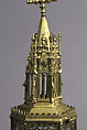 Reliquary, Basse taille enamel, silver, copper-gilt, glass, Italian