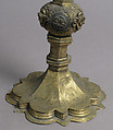 Reliquary, Copper-gilt, glass, Italian