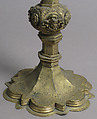 Reliquary, Copper-gilt, glass, Italian