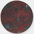 Medallion with Man Fighting Basilisk, Copper: engraved and gilt; champlevé enamel: medium and light blue and white, French