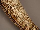 Oliphant, Elephant ivory, metal mounts, South Italian