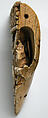Fragment with Knight on Horseback, Elephant ivory, European (Medieval style)