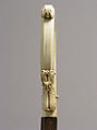 Head of a Crozier, Elephant ivory, traces of polychromy and gilding, South Italian