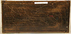 Casket with Erotes and Animals, Bone plaques and ornamental strips over wooden casket with silk lining; copper handle, clasps, lock plate, and nails, Italian or Byzantine