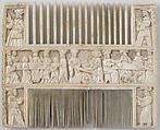 Comb, Elephant ivory, North French or Netherlandish