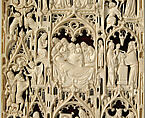 Leaf from a Diptych with the life of the Virgin, Elephant ivory, British