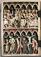 Diptych with Scenes from the Passion, Elephant ivory with paint and metal mounts, French