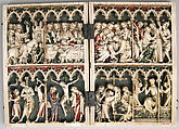Diptych with Scenes from the Passion, Elephant ivory with paint and metal mounts, French