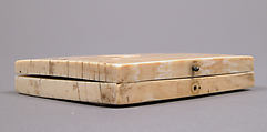 Diptych with the Adoration of the Magi and the Crucifixion, Elephant ivory with metal mounts, French or German