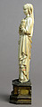 Mary Magdalene, Elephant ivory, modern silver-gilt base, French