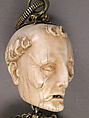 Rosary, Elephant ivory, silver, and partially gilded mounts, German