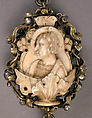 Rosary, Elephant ivory, silver, and partially gilded mounts, German