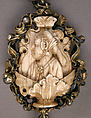 Rosary, Elephant ivory, silver, and partially gilded mounts, German
