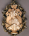 Rosary, Elephant ivory, silver, and partially gilded mounts, German