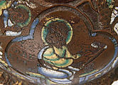Base of an Altar Cross with the Four Evangelists and Their Symbols, Champlevé enamel, copper-gilt, South Netherlandish