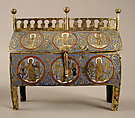 Chasse, Copper-gilt, champlevé enamel, French