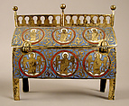 Chasse, Copper-gilt, champlevé enamel, French