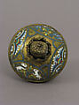 Spherical knop, Champlevé enamel, copper-gilt, German