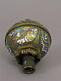 Spherical knop, Champlevé enamel, copper-gilt, German
