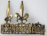 Crown, Part, Gilded copper and silver, French