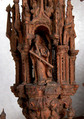Shrine, Wood, metal, glass mirrors, gilding, Italian