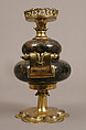 Covered Cup, Gabbro, copper-gilt, German