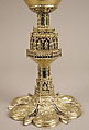 Chalice, Enamel, silver gilt, Spanish