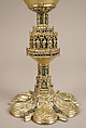 Chalice, Enamel, silver gilt, Spanish
