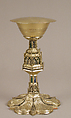 Chalice, Enamel, silver gilt, Spanish