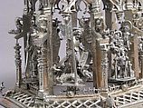 Standing Virgin and Child, Silver, silver-gilt, German
