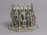 Standing Virgin and Child, Silver, silver-gilt, German