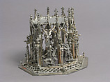 Standing Virgin and Child, Silver, silver-gilt, German