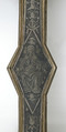Reliquary Cross, Silver, silver-gilt, niello, glass, Italian
