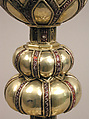 Chalice, Silver gilt, enamel, Spanish